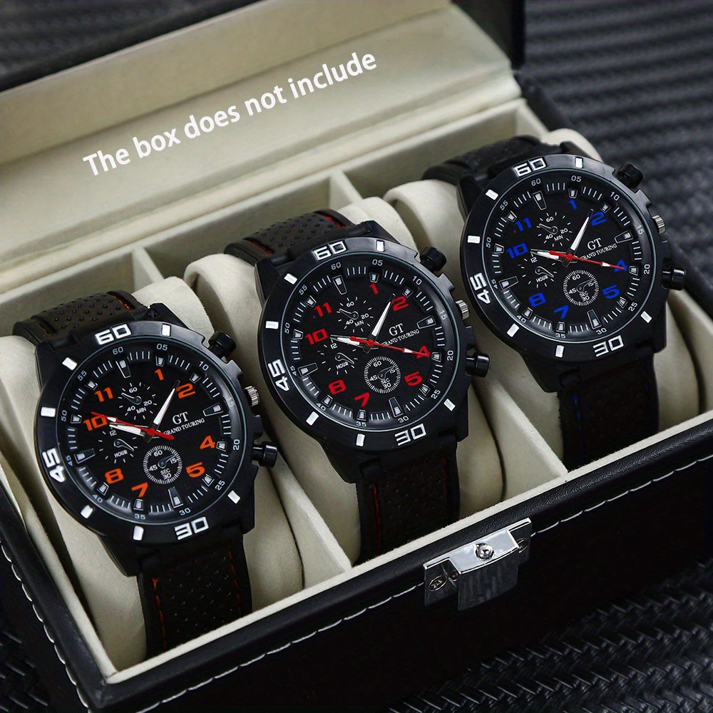 Relógio Esportivo Digital Slim – Masculino, Resistente à Água com Pulseira de Silicone