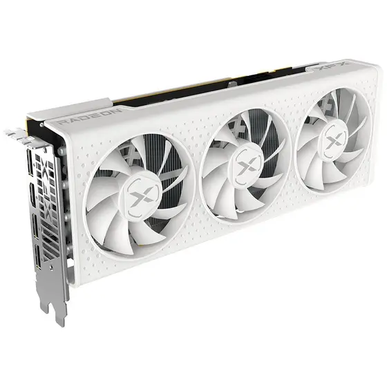 Placa de Vídeo XFX Speedster QICK308 Radeon RX 7600 White AMD Edition, 8GB GDDR6